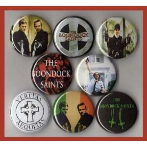  The Boondock Saints Set of 8   1 Inch Buttons Everything 