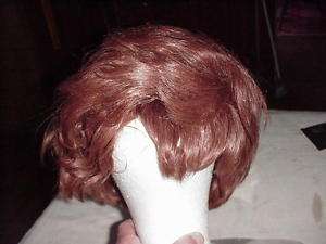 100% human hair womens womans red wig red head short  