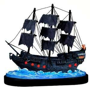   Pirates of the Caribbean Black Pearl Light Up Ship: Home & Kitchen