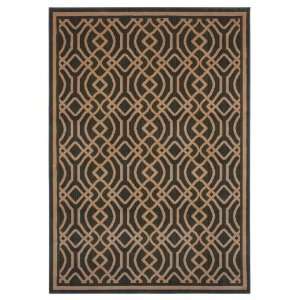  Kingsley Blue Tan Contemporary Area Rug 7.80 x 10.90.: Home & Kitchen