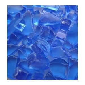  10lbs 1/4 Cobalt Blue Fire glass 10LB BOX: Patio, Lawn 