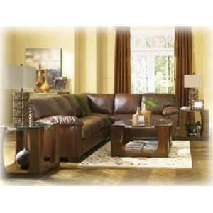  DuraBlend Chestnut Sectional by Ashley Furniture