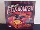 New & Sealed Yahtzee TEXAS HOLDEM Dice Game