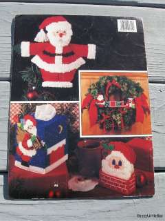 Jolly Christmas in Plastic Canvas ~ Santa, Holiday ~ Leisure Arts 