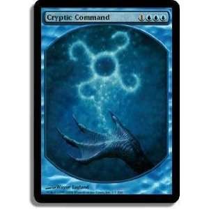  Magic the Gathering   Cryptic Command   Foil Textless 