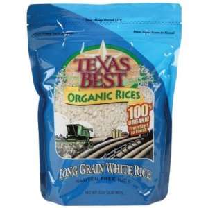  Texas Best, Rice White Lngrain Org, 32 OZ (Pack of 6 
