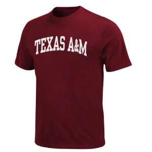  Texas A&M Aggies Football Icon T Shirt: Sports & Outdoors