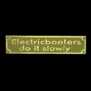    Mayer Mill Brass Electric Boaters   Medium 