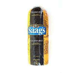 Saags Gelbwurst Swiss Bockwurst Stick 2.5lb  Grocery 