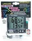 Lifegard Big Digital Aquarium Thermometer w Clock/Alert