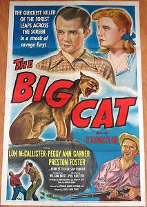 Lom McAllister Forrest Tucker THE BIG CAT 16mm FEATURE  