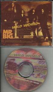 MR. BIG Wild World PROMO DJ CD Single BILLY SHEEHAN mr  