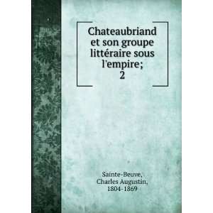  Chateaubriand et son groupe littÃ©raire sous lempire 