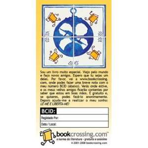  Portuguese bookplate labels   Pack of 25 