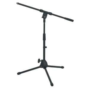   Base Desk Microphone Stand with Boom Arm, Black Musical Instruments