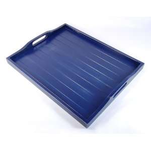  Americana Collection Large Serving Tray, Marine Blue