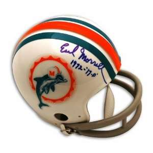   Miami Dolphins Mini Helmet Inscribed 1972 Equals 17 0 