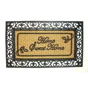  Home Sweet Home Scroll Border Rectangle   Grill Mat with 