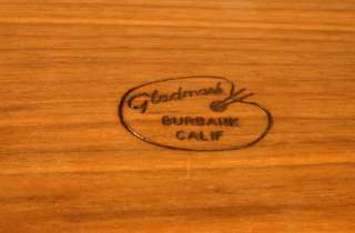 Vintage Gladmark Teakwood 21in Serving Tray w/Tile Nice  