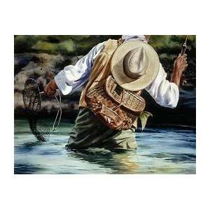 Nelson Boren Small River Big Fish Limited Edition Print:  