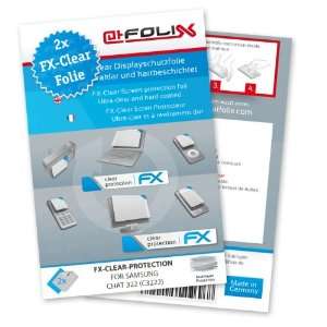  FX Clear Invisible screen protector for Samsung Chat 322 (C3222 