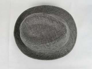   Gray grey cloth sizearound #57cm fedora cap bucket hat & gift  