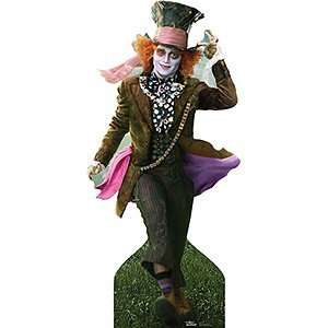  Tim Burtons Alice in Wonderland   Mad Hatter Stand Up 