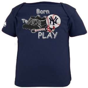  Majestic New York Yankees Navy Blue Infant Born To Play T 
