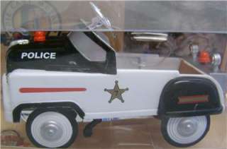 POLICE CAR PEDAL POWER GOLDEN WHEEL 110  