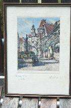   SIGNED LIMITED EDITION FRAMED ETCHING ROTHENBERG TAUBER No. 124  