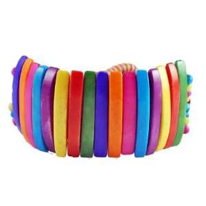  Tibetan Yak Bone Rainbow Colorful Bracelet,TB3 Jewelry