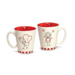  Lines of Love Mug Set Box of Love: Kitchen & Dining