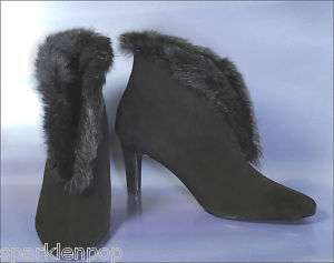 COSTA BLANCA Suede & Fur Ankle Boot NWT Ret. $338  