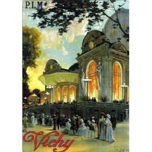   Champenois P.L.M. VICHY by LOUIS TAUZIN 1912 Poster 24x36 Reprint
