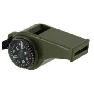   portable 3 in 1 outdoor camping whistle with compass and thermometer