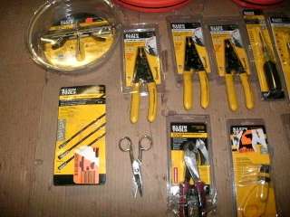 WHOLESALE LOT OF ASSORTED KLEIN TOOLS HAND TOOLS  