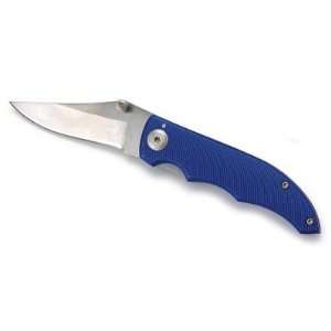 Titan Bozeman 12120 Multi Purpose Folding Pocket Knife   Blue Handle 