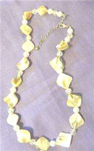 WONDERFUL BLISTERED MOTHER OF PEARL , FAUX PEARL & FACETED AB BEADS 