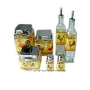  7pc Wine Kitchen Set