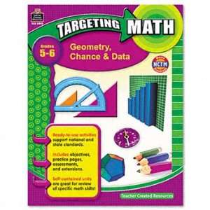  Targeting Math, Geometry, Chance and Data, Grades 5 6, 112 