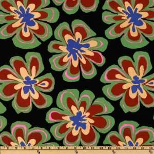  44 Wide Brandon Mably Collection Flora Black Fabric By 