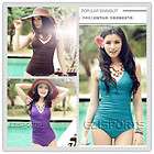 2012 NEW SEXY Lady Woman halter Padded Monokini One piece Swimsuit 