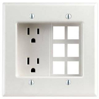   41646 W QuickPort Decora Insert, 6 Port, White Explore similar items