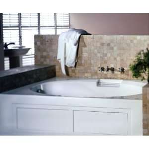  Jacuzzi K640 959 Majora 6 w/Skirt Jetted Bath, White