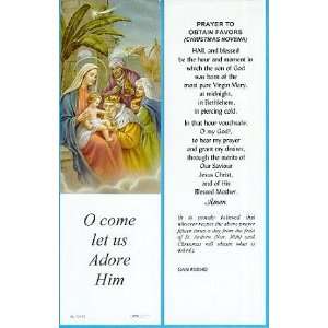  Prayer to Obtain Favors Bookmark