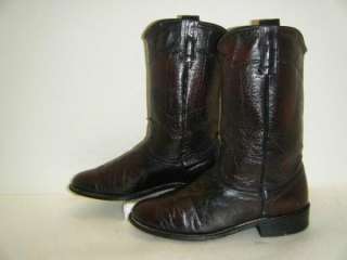 Ladies Burgundy Roper Boots sz 7M (#9815)  