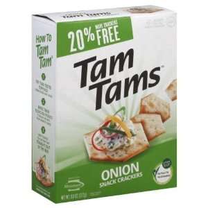 Manischewitz, Cracker Snk Tamtam Onion, 9.6 OZ (Pack of 12)  