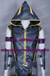   Arrow Costume Black Leather Uniform * Tailor Made High Quality  