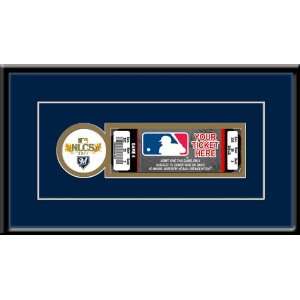   2011 NLCS Single Ticket Frame   Milwaukee Brewers: Sports & Outdoors