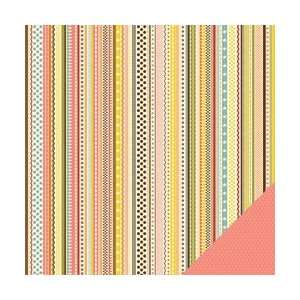 Pebbles Inc. Lil Miss Double Sided Paper 12X12 Silly LM12 50956, 25 